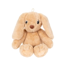 Peluş Tavşan Oturan 25 Cm Kahve Çok Renkli