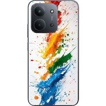 Redmi 15c Uyumlu Renk Skalası Baskılı Silikon Kılıf Renkli