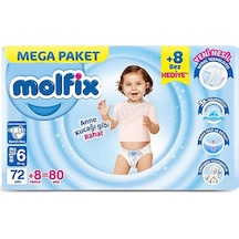 4 Adet Molfix Mega Paket Extra Large 80'li