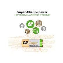 Gp23a Süper Alkalin 23a/mn21/v23ga Boy Pil, 12 Volt, 5'li Kart, Bakır/beyaz/yeşil