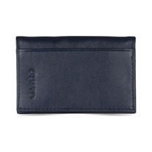 Guard Leather Guard Lacivert Temi Nappa Deri Kartlık Çok Renkli