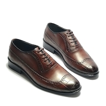 Balwın Kahverengi Erkek Hakiki Deri Günlük Klasik Ofis Ayakkabı
