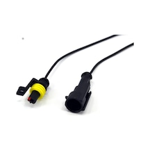 1 Takım 1 Pin Kablolu Süper Seal Elektrik Soketi Su Geçirmez Konnektör