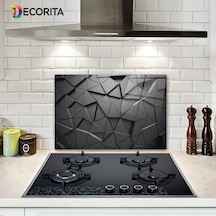 Decorita Antrasit Kristal | Cam Ocak Arkası Koruyucu |40cm x 60cm Decorita Antrasit Kristal | Cam Ocak Arkası Koruyucu |40cm x 60cm