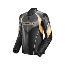 Scoyco Jk187 Deri Motosiklet Montu 65618 Gold Siyah