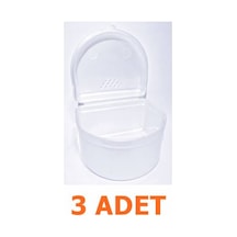 Diş Protez. Diş Saklama Taşıma Koruma Kutusu Kabı (3 Adet)