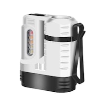 Suntek Klip El Feneri Şapka Işığı Anahtarlık Cep Seyahat Beyaz