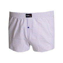Mode Xl Büyük Beden Erkek Boxer Desenli Poplin 6348 Hardal 001