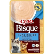 Ciao Bisque Ton Balıklı Sıvı Krema Kedi Ödülü 40 Gr