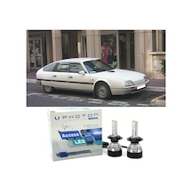 Citroen Cx Led Xenon Uzun + Kısa Far Ampulü H4 Access Yeni Seri Beyaz