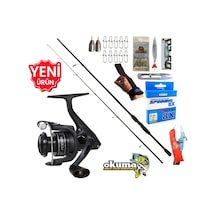 Okuma Revenger Rv-3000a 240cm 20-40gr Double Black Spin Olta Takımı Seti