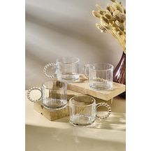 Ringo Line 4'lü Boncuk Kulplu 200ml Kupa