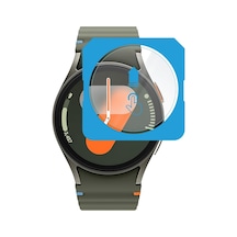 Samsung Galaxy Watch 7 40mm İçin 2'li Paket 2 Adet Kolay Kurulum Otomatik Hizalama Aparatlı Şeffaf 9h Sertliğinde Gerçek Temperli Cam Ekran Koruyucu Galaxy Watch 7 40mm