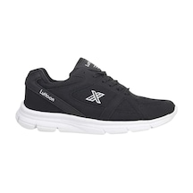 Zerhan Lutton 2510 Unisex Siyah Bağcıklı File Yürüyüş Koşu Büyük Numara Spor Ayakkabı 45 46 47 48 Siyah