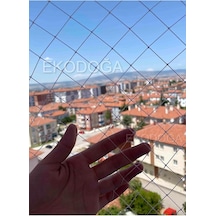 Balkon Filesi 2,5x8 Metre Kuş Filesi Güvercin Önleme Ağı