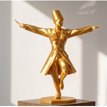 15 Cm Göz Dolduran Tasarımıyla Hediyelik Kafkas Adige Çerkes 3d Masaüstü Biblo