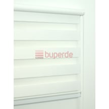 Buperde Beyaz Eko Bambu Zebra Stor Perde