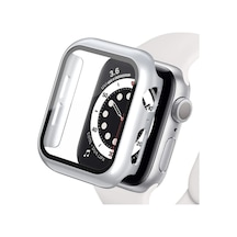 Muratech Newface Apple Uyumlu Watch Ultra 49mm Camlı Kasa Ekran Koruyucu - Gümüş