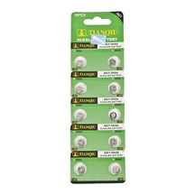 Tedar Tıanqıu Ag1 Lr621/364 Alkalin 10'lu Düğme Pil Najmaddin