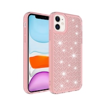 Zore İphone 11 Uyumlu Aihttgli Parlak Tasarımlı Ogaa Snow Kılıf-pembe