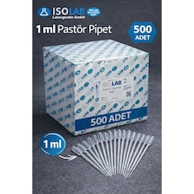 Plastik Damlalık 1 Ml - 500 Adet Pastör Pipet