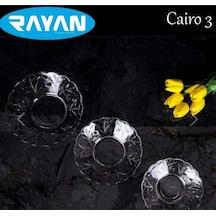 6'lı Cam Tabak Güneş Yıldız Gül 3 Model Royaleks-g-405 Diğer