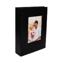Tr 200'lük Deri 10x15cm. Pencereli Siyah Fotoğraf Albümü