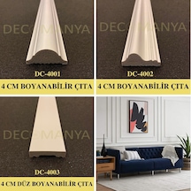 Decomanya Boyanabilir Duvar Çıtası 4 Cm Poliüretan Duvar Çıtası (489468190)
