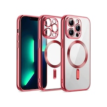Apple İphone 13 Pro Max Kılıf Kross Magneticsafe Kapak - Kırmızı 0.2M-Çok Renkli