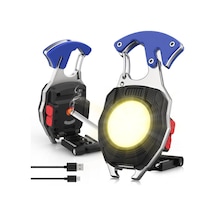 Wrt Şarjlı Led Lambası Kamp Çakmak Mini Fener Mavi
