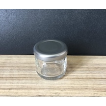 29 Cc Cam Kavanoz - 10 Adet - Gümüş Kapak. Mutfak.