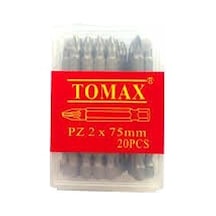 Tomax Pz2 X 75mm Yıldız Uçlu Bits 20x40- 20'li Paket