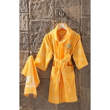 Özdilek Tweety Lisanslı Çocuk Bornoz Seti 1-2 Yaş Altın