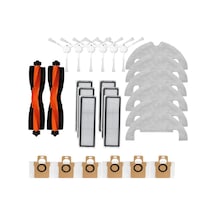 Sointeresting Xiaomi Robot Vacuum X10 Robot Vacuum Cleaner Aksesuarları Ana Yan Fırça Hepa Filtre Paspas Bezi Toz Torbası