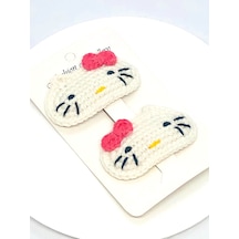 Hello Kitty Çıt Çıt 2 Li Toka, Saç Tokası, Saç Aksesuarı