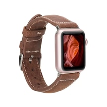 Apple Watch Uyumlu Deri Kordon 42-44-45mm Nm1-as2 Taba Diğer