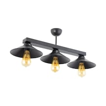 Mylights Retro Rustik Sıralı Avize Üçlü Metal Avize Diğer