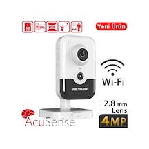 Hikvision Ds-2cd2443g2-ıw 4mp Wi-fi İç Mekan Küp Güvenlik Kamerası - İnsan Algılama, Çift Yönlü