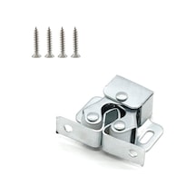 12 Takım Mızraklı Çift Makaralı Mandal, Ağır Hizmet Tipi Dolap Dolap Kapısı Makaralı Mandal Dolap Dolap Kapısı İçin Gümüş