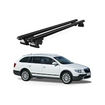 Venüs Skoda Superb Alldrive Mkıı 2012-2015 Uyumlu Siyah Ara Atkı Port Bagaj Tavan Barı
