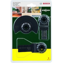 Bosch DIY Starlock 3'lü Çok İşlevli Aletler İçin Ahşap Seti - 2607017323
