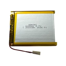 505060 3.7v 2000 Mah Li-polymer Pil Devreli/1.5a Tg 5klfk5h