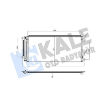 Kale Klıma Radyatoru Honda Cıvıc X 1.0 1.5 Vtec 16-/ Klr-358090