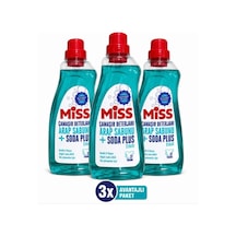Miss Sıvı Çamaşır Deterjanı Arap Sabunu Ve Soda Etkili 1500 Ml X 3