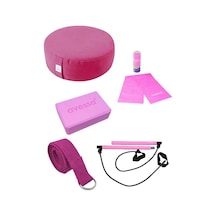 Avessa 5 Parçalı Pilates Seti No3 Pembe