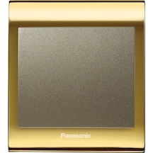 Viko Panasonic Thea Blu Tekli Anahtar Çerçeve Gold+dore, Kapak Dore