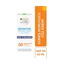 Garnier Ambre Solaire Sensitive Advanced Koruyucu Yüz Kremi SPF 50+ 50ML