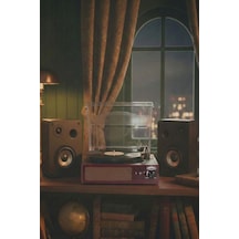 Midex Mtx-303s Set Nostaljik Pikap Plak Çalar Ve Hoparlör Ses Sistemi Bluetooth Usb