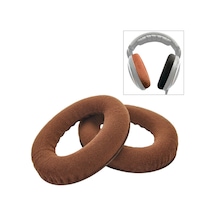Sennheiser Hd515 / Hd555 / Hd595 / Hd598 / Hd558 / Pc360 Flanel Kulaklık Yastık Kılıfı Kulaklıklar Ton Ayarlama Pamuklu Yedek Kulak Yastıkları Kahverengi