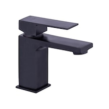 4471 Loya Black Lavabo Bataryası Musluğu Pirinç Gövde Siyah